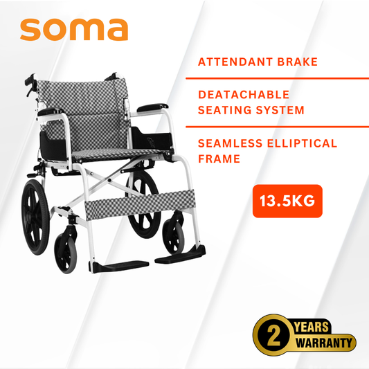 SOMA Lightweight Foldback Transport Chair