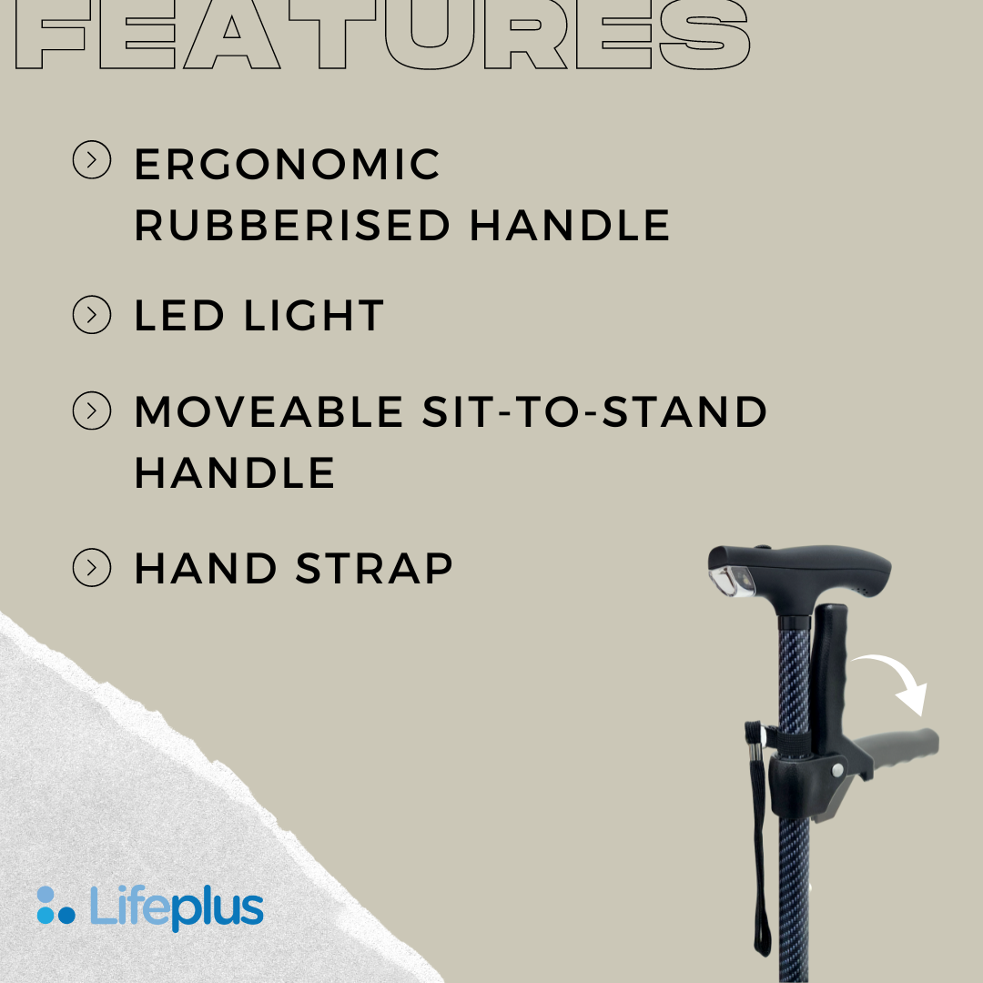 Lifeplus Smart Walking Stick with LED