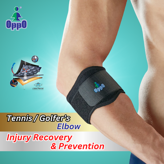 OppO Tennis/Golf Elbow Strap w/ Silicone Pad Coolprene® 1489