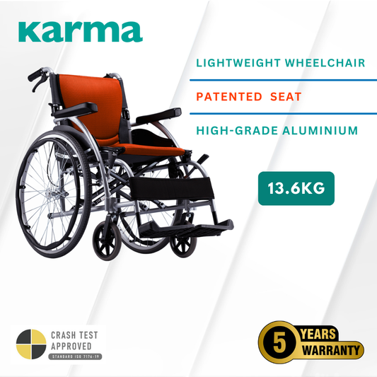 Karma S-Ergo 125 Detachable Wheelchair (Big Wheel)